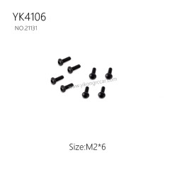 YIKONG YK4106 Pro Parts Pan head hex socket screws M2*6 21131