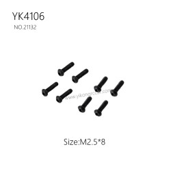 YIKONG YK4106 Pro Parts Pan head hex socket screws M2.5*8 21132