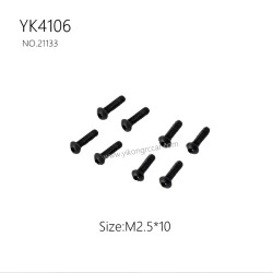 YIKONG YK4106 Pro Parts Pan head hex socket screws M2.5 10 21133