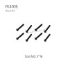 YIKONG YK4106 Pro Parts Pan head hex socket screws M2.5*16 21134