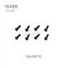 YIKONG YK4106 Pro Parts Pan head hex socket screws M3*10 21136