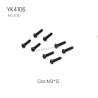 YIKONG YK4106 Pro Parts Pan head hex socket screws M3*12 21137