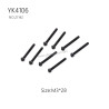 YIKONG YK4106 Pro Parts Pan head hex socket screws M3*28 21142