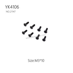 YIKONG YK4106 Pro Parts Flat head hex socket screw M3*10 21147
