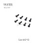 YIKONG YK4106 Pro Parts Flat head hex socket screw M3*10 21147