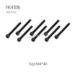 YIKONG YK4106 Pro Parts Pan head Cross Self-tapping Screw ST2*6 21153