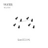 YIKONG YK4106 Pro Parts Pan head Cross Self-tapping Screw ST2.5*6 21154