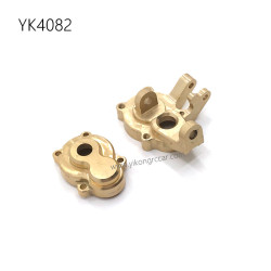 YIKONG YK4082 RC Car Upgrade Parts Brass counterweight steering cup