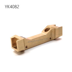 YIKONG YK4082 RC Car Upgrade Parts Brass Front Cross Beam Bracket Replacement Model