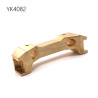 YIKONG YK4082 RC Car Upgrade Parts Brass Front Cross Beam Bracket Replacement Model