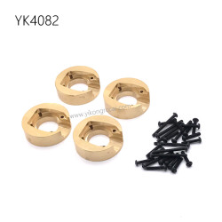 YIKONG YK4082 RC Car Upgrade Parts Brass Counterweight
