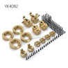 YIKONG YK4082 RC Car Upgrade Parts Brass Set