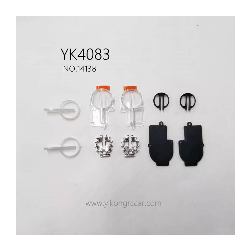 YIKONG YK4083 1/8 RC Car Parts Headlight Set 14138 YIKONG YK4083 1/8 RC Car Parts Headlight Set 14138