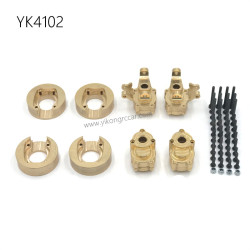 YIKONG YK4102 Upgrade Parts Brass Counterweight Front and Rear Cup