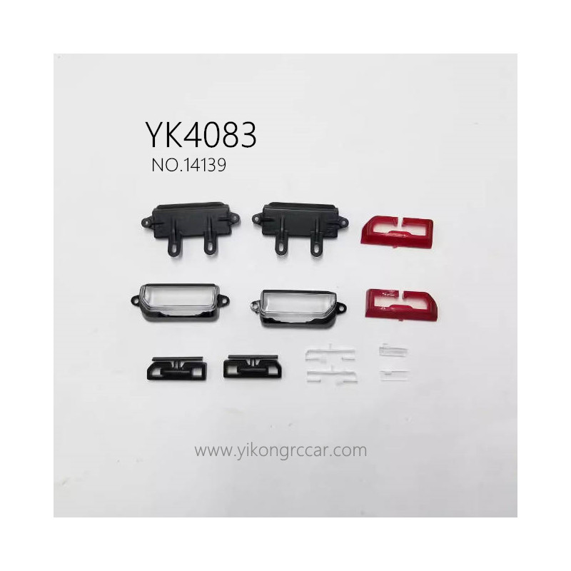 YIKONG YK4083 1/8 RC Car Parts Taillight Set 14139 YIKONG YK4083 1/8 RC Car Parts Taillight Set 14139