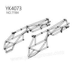 YIKONG TB7 YK4073 Pro Parts Carport (Left and Right) 71184