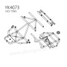 YIKONG TB7 YK4073 Pro Parts Carport (Middle) 71185