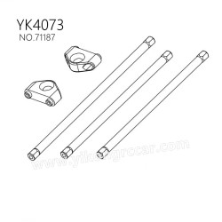 YIKONG TB7 YK4073 Pro Parts Aluminum Alloy Support Rod 71187