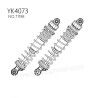 YIKONG TB7 YK4073 Pro Parts Front and Rear Shock Absorbers 71198