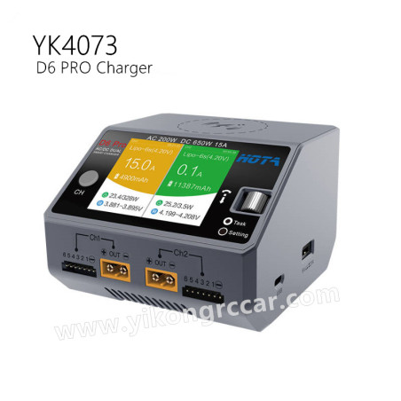 YIKONG TB7 YK4073 Pro Parts D6 PRO Charger
