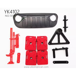 YIKONG YK4102 Parts Black grille, Oil drum and other accessories 13173