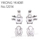 YIKONG YK4081Pro RC Car Parts Aluminum alloy steering seat left and right 12014