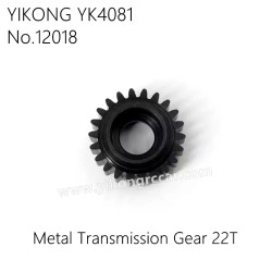 YIKONG YK4081 Pro RC Car Parts Metal Transmission Gear 22T 12018