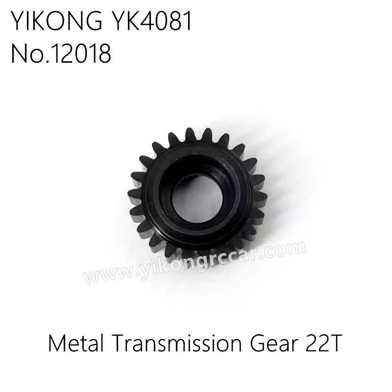 YIKONG YK4081 Pro RC Car Parts Metal Transmission Gear 22T 12018 YIKONG YK4081 Pro RC Car Parts Metal Transmission Gear 22T 12018