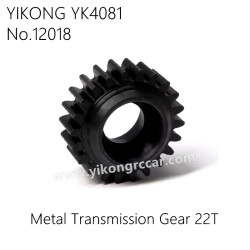 YIKONG YK4081 Pro RC Car Parts Metal Transmission Gear 22T 12018