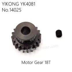 YIKONG YK4081 Pro RC Truck Parts Motor Gear 18T 14025