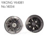 YIKONG YK4081 Pro RC Crawler Parts Black Wheel Rim 14034