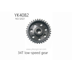YIKONG YK4082 Pro RC Truck Parts 34T low-speed gear 12021