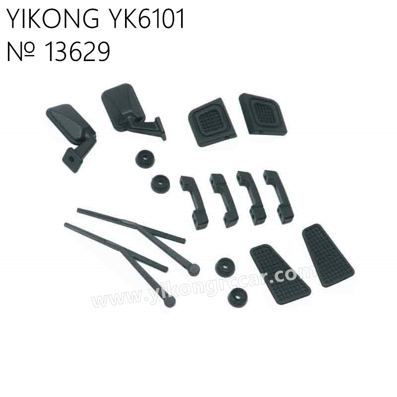 YIKONG YK6101 RC Truck Parts Door Parts Set 13629 YIKONG YK6101 RC Truck Parts Door Parts Set 13629