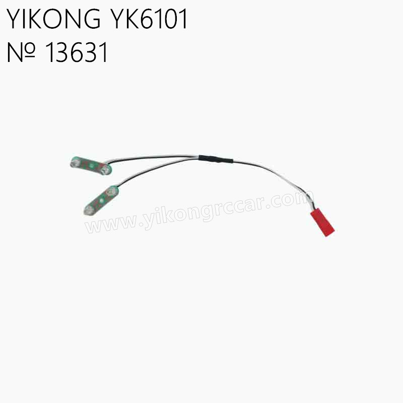 YIKONG YK6101 RC Truck Parts Headlight Set 13631 YIKONG YK6101 RC Truck Parts Headlight Set 13631