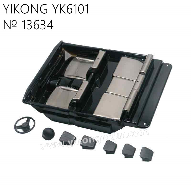 YIKONG YK6101 RC Truck Parts Cockpit PC 13634 YIKONG YK6101 RC Truck Parts Cockpit PC 13634
