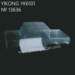 YIKONG YK6101 RC Crawler Parts Transparent car shell PC 13636
