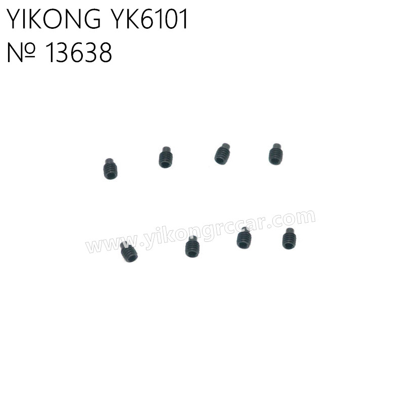 YIKONG YK6101 RC Crawler Parts Convex end capless screws 13638 YIKONG YK6101 RC Crawler Parts Convex end capless screws 13638