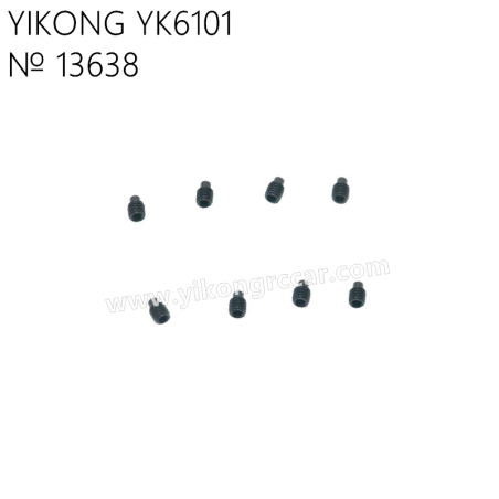 YIKONG YK6101 RC Crawler Parts Convex end capless screws 13638