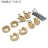 YIKONG YK6101 Upgrade Parts Brass Counterweight, Front and Rear Cups