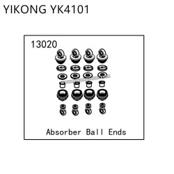 YIKONG YK4101 Parts shock absorber ball joint mount set 13020