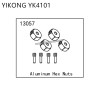 YIKONG YK4101 Parts Aluminum Alloy H12 Hexagonal Wheel Seat 13057