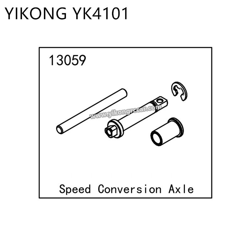YIKONG YK4101 Parts Speed Change Shaft Set 13059