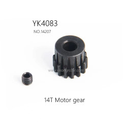 YIKONG YK4083 RC Truck Parts 14T Motor gear 14207
