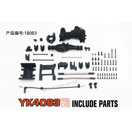 YK4083 1/8 RC Car Parts New gearbox 18083
