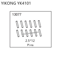 YIKONG YK4101 RC Car Parts Pins (2.5*12) 13077