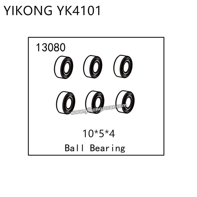 YIKONG YK4101 RC Car Parts Ball Bearing (10*5*4) 13080 YIKONG YK4101 RC Car Parts Ball Bearing (10*5*4) 13080
