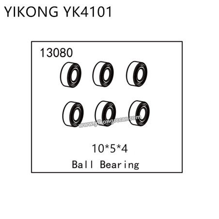 YIKONG YK4101 RC Car Parts Ball Bearing (10*5*4) 13080
