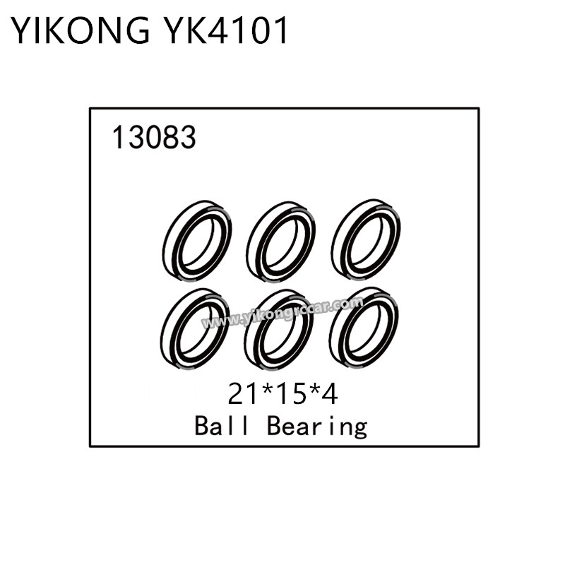 YIKONG YK4101 RC Car Parts Ball Bearing (21*15*4) 13083 YIKONG YK4101 RC Car Parts Ball Bearing (21*15*4) 13083
