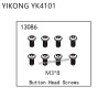 YIKONG YK4101 RC Truck Parts Button Head Screws (M3*8) 13086