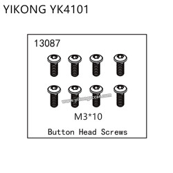 YIKONG YK4101 RC Truck Parts Button Head Screws (M3*10) 13087